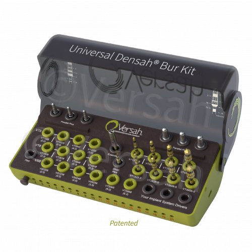 Universal Short Densah Bur Kit with Short Tapered Pilot Drill
